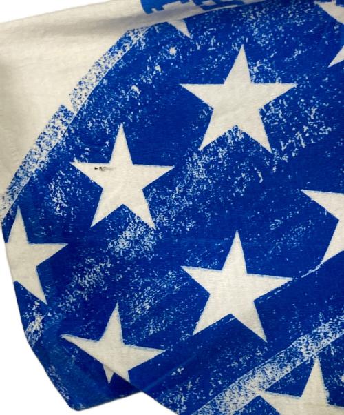 UNISPORT（ユニスポーツ）UNISPORT (ユニスポーツ) オールオーバープリントTシャツ ブルー×レッド×ホワイト サイズ:ＸＬの古着・服飾アイテム