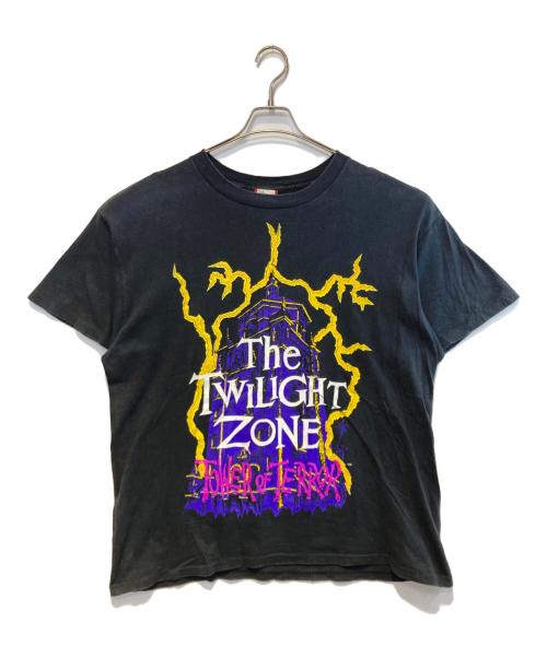 DISNEY（ディズニー）DISNEY (ディズニー) ［古着］タワーオブテラー Tシャツ ブラック サイズ:XLの古着・服飾アイテム