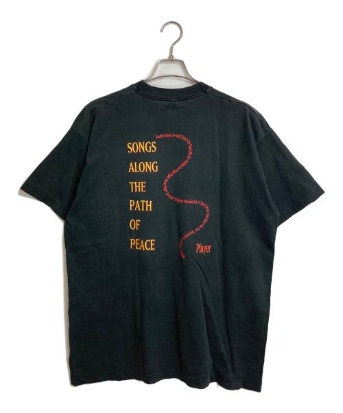 FRUIT OF THE LOOM（フルーツオブザルーム）FRUIT OF THE LOOM (フルーツオブザルーム) 【古着】90’S 両面プリントヴィンテージTシャツ　90年代 there is no fear USA製 シングルステッチ ブラック サイズ:XLの古着・服飾アイテム