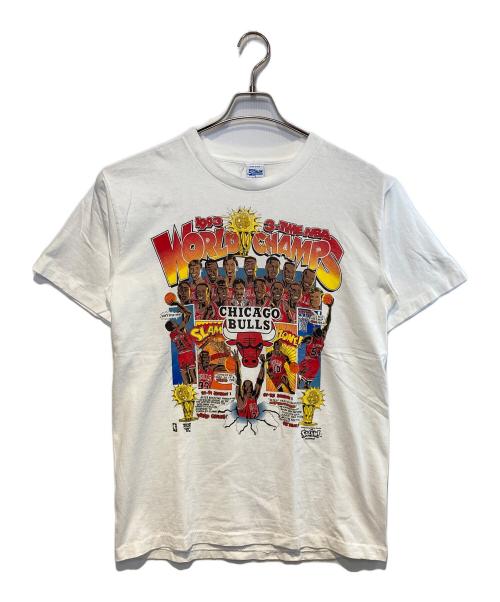 SALEM SPORTWEAR（セーラムスポーツウェア）SALEM SPORTWEAR (セーラムスポーツウェア) ［古着］NBAプリントTシャツ ホワイト サイズ:Ｌの古着・服飾アイテム