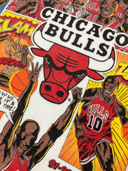 SALEM SPORTWEAR（セーラムスポーツウェア）SALEM SPORTWEAR (セーラムスポーツウェア) ［古着］NBAプリントTシャツ ホワイト サイズ:Ｌの古着・服飾アイテム