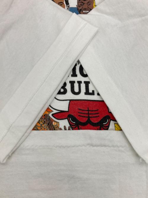 SALEM SPORTWEAR（セーラムスポーツウェア）SALEM SPORTWEAR (セーラムスポーツウェア) ［古着］NBAプリントTシャツ ホワイト サイズ:Ｌの古着・服飾アイテム