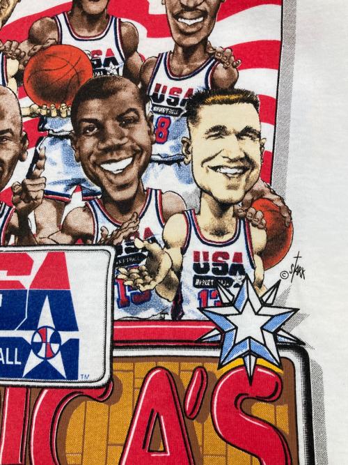 SALEM SPORTWEAR（セーラムスポーツウェア）SALEM SPORTWEAR (セーラムスポーツウェア) ［古着］1992年初代ドリームチームTシャツ ホワイト サイズ:下記参照　の古着・服飾アイテム