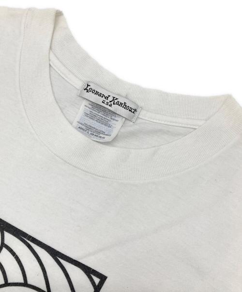 Leonard Kamhout（レナードカムフォート）Leonard Kamhout (レナードカムフォート) プリントTシャツ ホワイト サイズ:Lの古着・服飾アイテム
