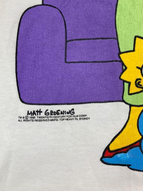 THE SHIMPSONS（ザ・シンプソンズ）THE SHIMPSONS (ザ・シンプソンズ) ［古着］両面プリントTシャツ ホワイト サイズ:下記参照　の古着・服飾アイテム