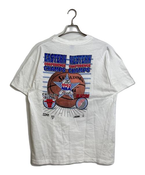 SALEM SPORTSWEAR（サレム スポーツウェア）SALEM SPORTSWEAR (サレム スポーツウェア) 【古着】90’S NBAプリントTシャツ　90年代 1992 CHICAGO BULLS vs BLAZERS USA製 ホワイト サイズ:XLの古着・服飾アイテム