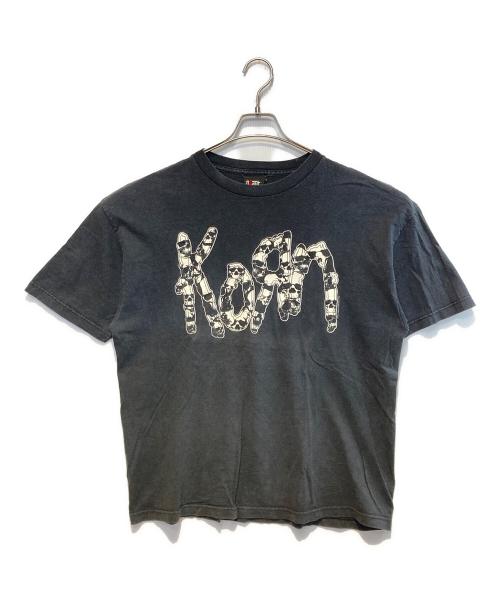 giant（ジャイアント）giant (ジャイアント) ［古着］Korn スカルプリントTシャツ ブラック サイズ:XLの古着・服飾アイテム