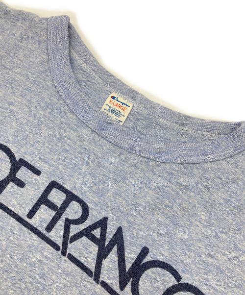 Champion（チャンピオン）Champion (チャンピオン) ［古着］88/12プリントTシャツ ブルー サイズ:XLの古着・服飾アイテム