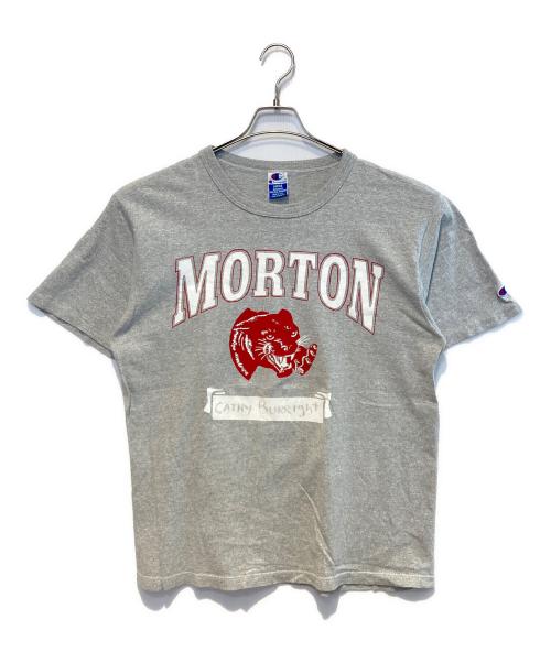 Champion（チャンピオン）Champion (チャンピオン) ［古着］MORTON プリントTシャツ グレー サイズ:Ｌの古着・服飾アイテム