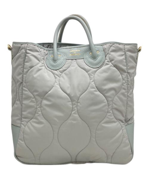 YOUNG & OLSEN The DRYGOODS STORE（ヤングアンドオルセン ザ ドライグッズストア）YOUNG & OLSEN The DRYGOODS STORE (ヤングアンドオルセン ザ ドライグッズストア) キルトトートバッグ ブルーの古着・服飾アイテム