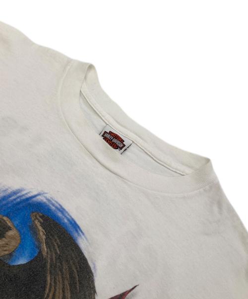 HARLEY-DAVIDSON（ハーレーダビッドソン）HARLEY-DAVIDSON (ハーレーダビッドソン) 【古着】プリントTシャツ　 HOLOUBEK  USA製 ホワイト サイズ:XLの古着・服飾アイテム