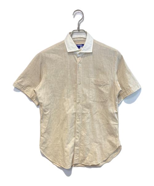 COMME des GARCONS JUNYA WATANABE MAN（コム デ ギャルソン ジュンヤ ワタナベ マン）COMME des GARCONS JUNYA WATANABE MAN (コム デ ギャルソン ジュンヤ ワタナベ マン) リネン混クレリックシャツ ベージュ サイズ:SSの古着・服飾アイテム