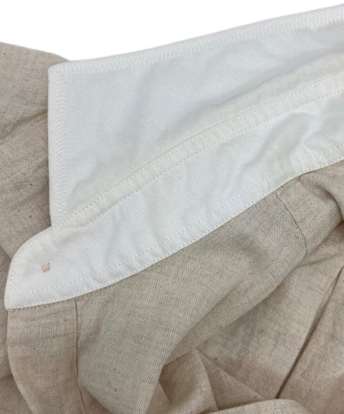 COMME des GARCONS JUNYA WATANABE MAN（コム デ ギャルソン ジュンヤ ワタナベ マン）COMME des GARCONS JUNYA WATANABE MAN (コム デ ギャルソン ジュンヤ ワタナベ マン) リネン混クレリックシャツ ベージュ サイズ:SSの古着・服飾アイテム