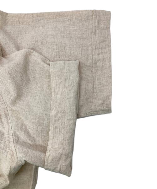 COMME des GARCONS JUNYA WATANABE MAN（コム デ ギャルソン ジュンヤ ワタナベ マン）COMME des GARCONS JUNYA WATANABE MAN (コム デ ギャルソン ジュンヤ ワタナベ マン) リネン混クレリックシャツ ベージュ サイズ:SSの古着・服飾アイテム