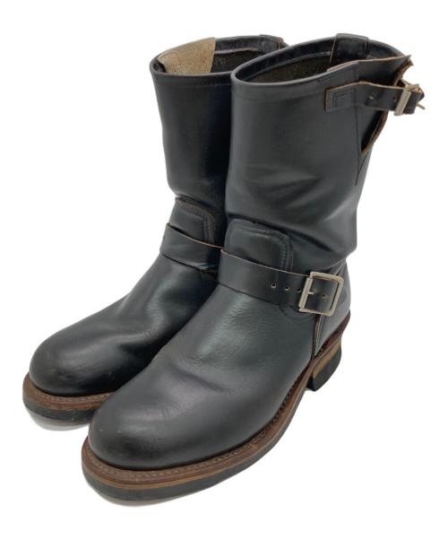 RED WING（レッドウィング）RED WING (レッドウィング) エンジニアブーツ ブラック サイズ:7 1/2（25.5cm相当）の古着・服飾アイテム