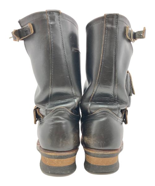 RED WING（レッドウィング）RED WING (レッドウィング) エンジニアブーツ ブラック サイズ:7 1/2（25.5cm相当）の古着・服飾アイテム