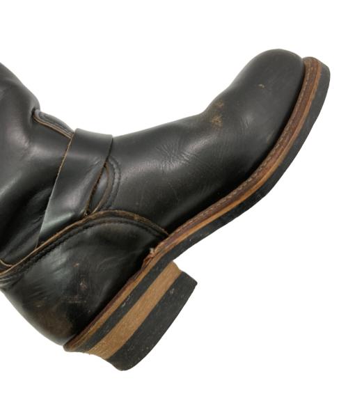 RED WING（レッドウィング）RED WING (レッドウィング) エンジニアブーツ ブラック サイズ:7 1/2（25.5cm相当）の古着・服飾アイテム