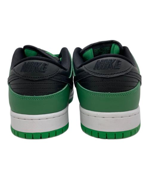 NIKE SB（ナイキエスビー）NIKE SB (ナイキエスビー) DUNK LOW PRO グリーン×ホワイト サイズ:US9.5の古着・服飾アイテム