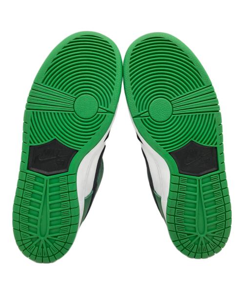 NIKE SB（ナイキエスビー）NIKE SB (ナイキエスビー) DUNK LOW PRO グリーン×ホワイト サイズ:US9.5の古着・服飾アイテム