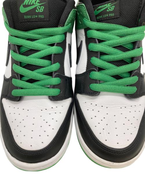 NIKE SB（ナイキエスビー）NIKE SB (ナイキエスビー) DUNK LOW PRO グリーン×ホワイト サイズ:US9.5の古着・服飾アイテム