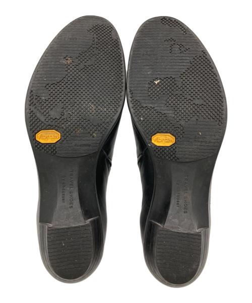 chausser（ショセ）chausser (ショセ) トラベルシューズ ブラック サイズ:39（24.5cm相当）の古着・服飾アイテム