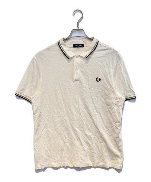 FRED PERRY（フレッドペリー）FRED PERRY (フレッドペリー) ポロシャツ ホワイト サイズ:XLの古着・服飾アイテム
