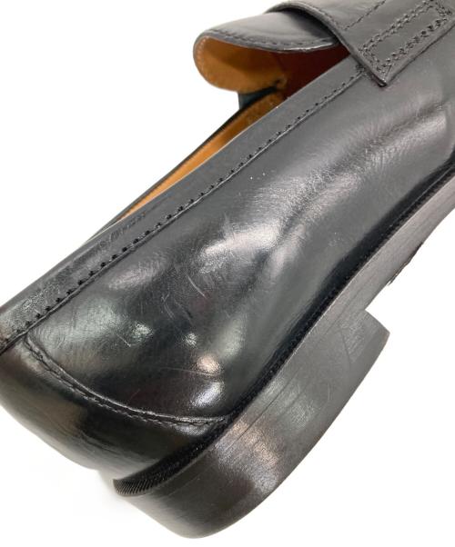 UNLINE（アンライン）UNLINE (アンライン) コインローファー ブラック サイズ:39（24.5cm相当）の古着・服飾アイテム