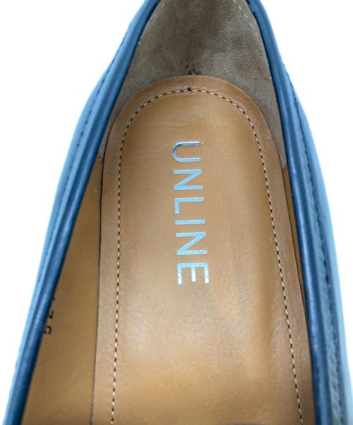 UNLINE（アンライン）UNLINE (アンライン) コインローファー ブラック サイズ:39（24.5cm相当）の古着・服飾アイテム