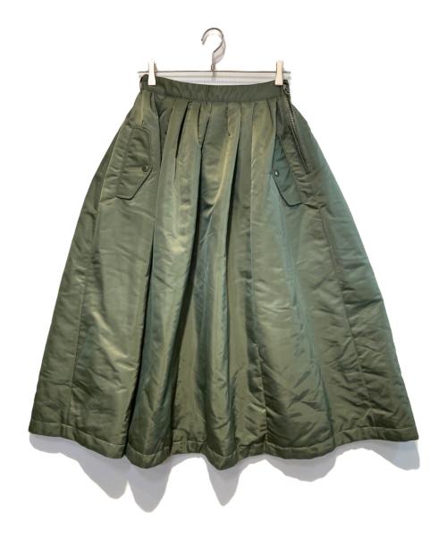 MADISON BLUE（マディソンブルー）MADISON BLUE (マディソンブルー) ギャザーパディングスカート カーキ サイズ:01の古着・服飾アイテム