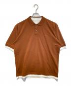 PRADAプラダ）の古着「レイヤードポロシャツ」｜ブラウン