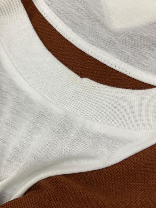 PRADA（プラダ）PRADA (プラダ) レイヤードポロシャツ ブラウン サイズ:XXLの古着・服飾アイテム