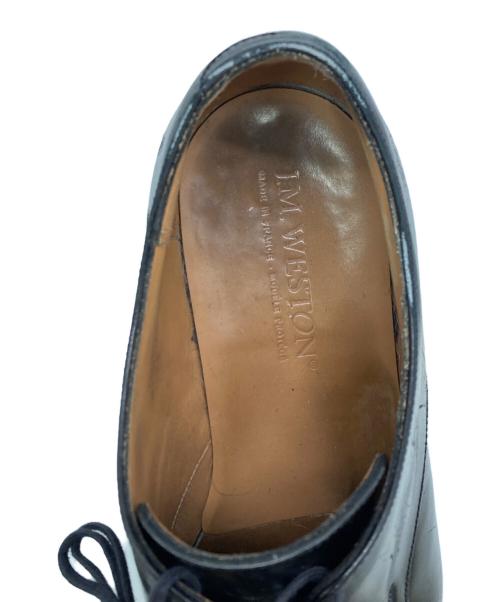 J.M.WESTON（ジェイエムウエストン）J.M.WESTON (ジェイエムウエストン) プレーントゥシューズ ブラック サイズ:7Ｄ（26.5cm相当）の古着・服飾アイテム