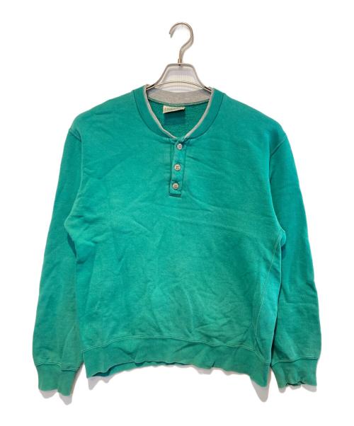L.L.Bean（エルエルビーン）L.L.Bean (エルエルビーン) RUSSELL ATHLETIC (ラッセルアスレチック) ［古着］ヘンリーネックスウェット グリーン サイズ:Mの古着・服飾アイテム