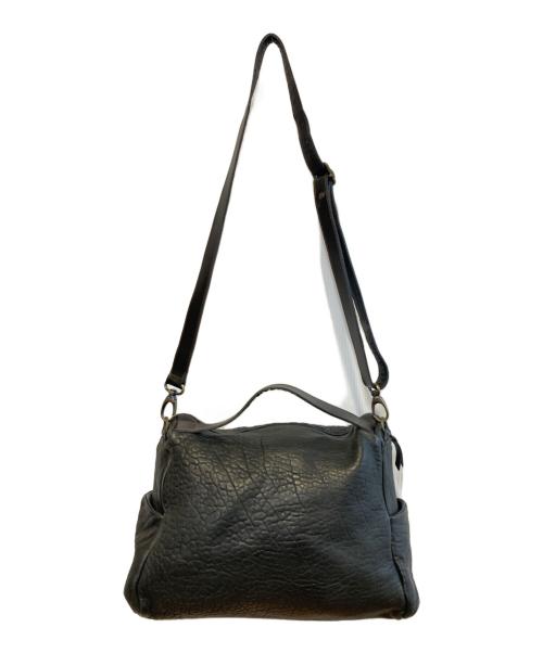 Rossi（ロッシ）Rossi (ロッシ) レザーショルダーバッグ ブラックの古着・服飾アイテム