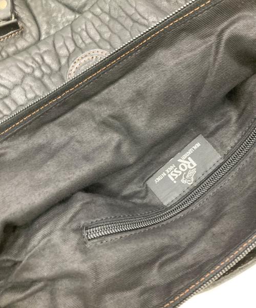 Rossi（ロッシ）Rossi (ロッシ) レザーショルダーバッグ ブラックの古着・服飾アイテム
