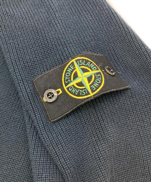 STONE ISLAND（ストーンアイランド）STONE ISLAND (ストーンアイランド) クルーネックニット ネイビー サイズ:Ｍの古着・服飾アイテム