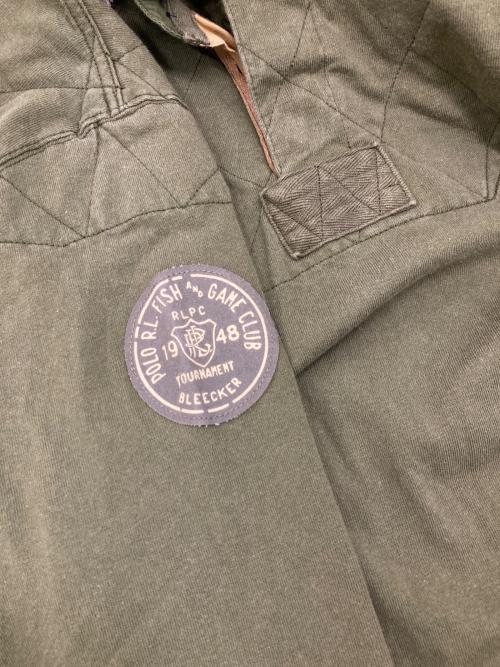 POLO RALPH LAUREN（ポロ・ラルフローレン）POLO RALPH LAUREN (ポロ・ラルフローレン) ［古着］ミリタリーフーデッドラガーシャツ オリーブ サイズ:XXLの古着・服飾アイテム