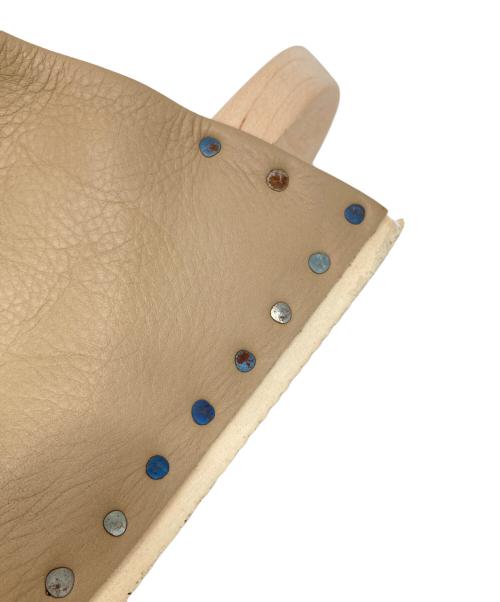 Trippen（トリッペン）Trippen (トリッペン) スリップインウッドレザーサンダル ベージュ サイズ:36（23～23.5cm相当）の古着・服飾アイテム