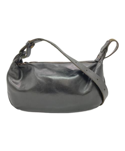 SLOW（スロウ）SLOW (スロウ) レザーショルダーバッグ ブラック サイズ:下記参照　の古着・服飾アイテム