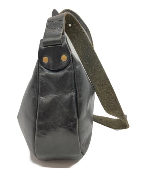 SLOW（スロウ）SLOW (スロウ) レザーショルダーバッグ ブラック サイズ:下記参照　の古着・服飾アイテム