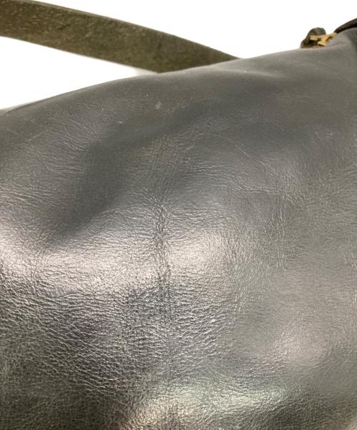 SLOW（スロウ）SLOW (スロウ) レザーショルダーバッグ ブラック サイズ:下記参照　の古着・服飾アイテム