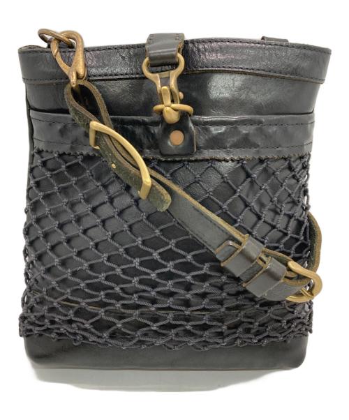 SLOW（スロウ）SLOW (スロウ) レザーショルダーバッグ ブラック サイズ:下記参照　の古着・服飾アイテム