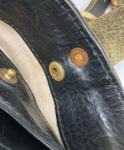 SLOW（スロウ）SLOW (スロウ) レザーショルダーバッグ ブラック サイズ:下記参照　の古着・服飾アイテム