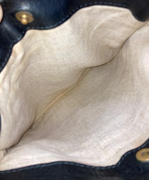 SLOW（スロウ）SLOW (スロウ) レザーショルダーバッグ ブラック サイズ:下記参照　の古着・服飾アイテム