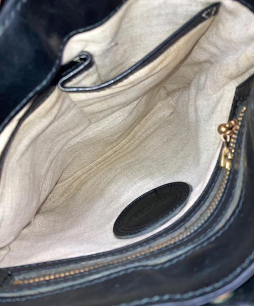 SLOW（スロウ）SLOW (スロウ) レザーショルダーバッグ ブラック サイズ:下記参照　の古着・服飾アイテム