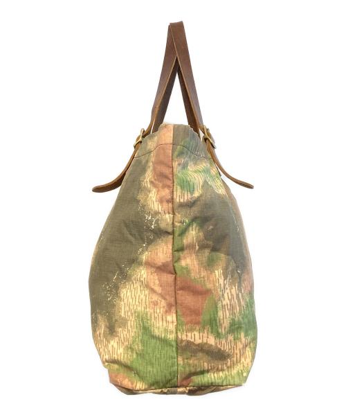 SLOW（スロウ）SLOW (スロウ) デットストックミリタリーテントクロス トートバッグ カーキの古着・服飾アイテム