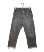 SASSAFRASササフラス）の古着「デニムパンツ」｜ブラック