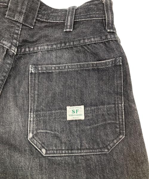 SASSAFRAS（ササフラス）SASSAFRAS (ササフラス) デニムパンツ ブラック サイズ:Sの古着・服飾アイテム