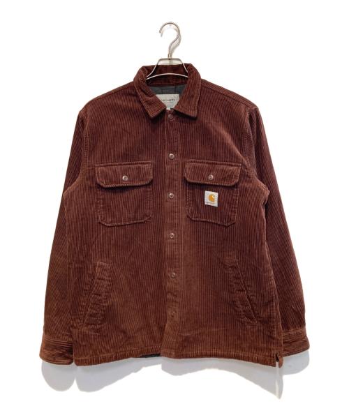 CarHartt（カーハート）CarHartt (カーハート) コーデュロイシャツジャケット ブラウン サイズ:Mの古着・服飾アイテム