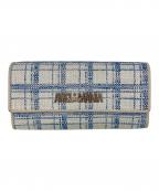 Vivienne Westwoodヴィヴィアンウエストウッド）の古着「長財布」｜ブルー